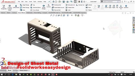 how to make sheet metal parts in solidworks 2018|solidworks sheet metal pdf.